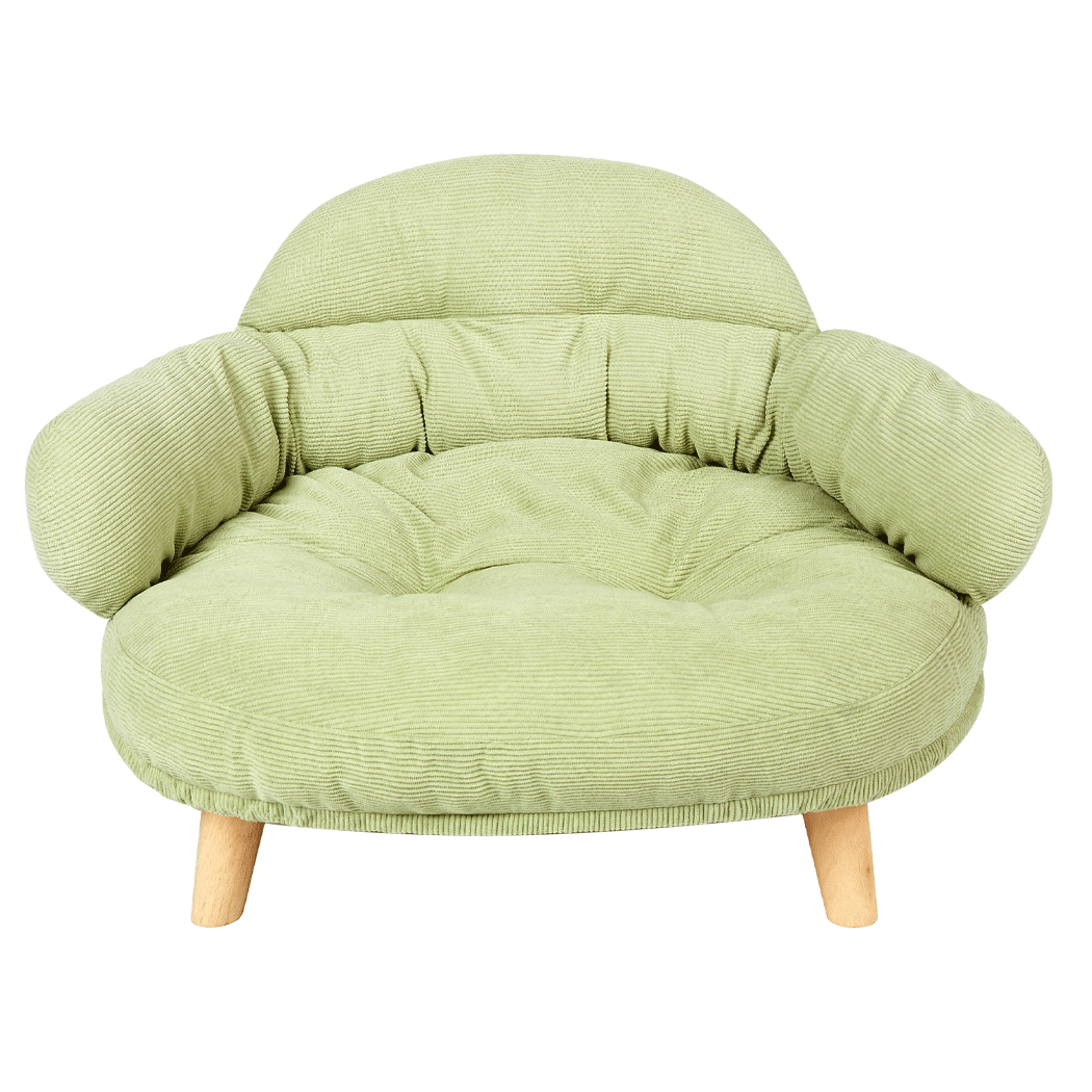 Pawz Elevated Pet Dog Cat Sofa Bed Couch L Size Green - Image 9