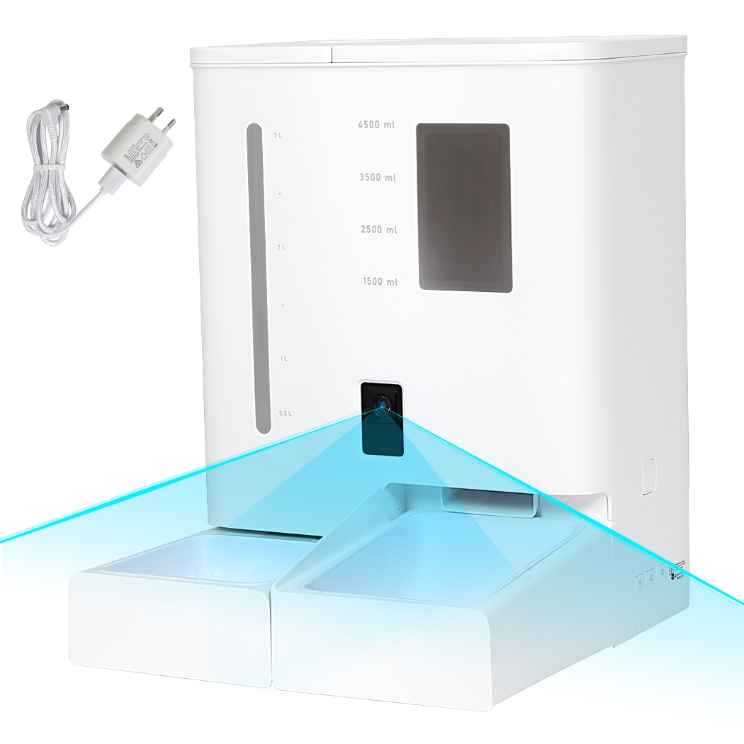 Pawz 2-in-1 Automatic Pet Cat Dog Feeder Water Set - Image 9