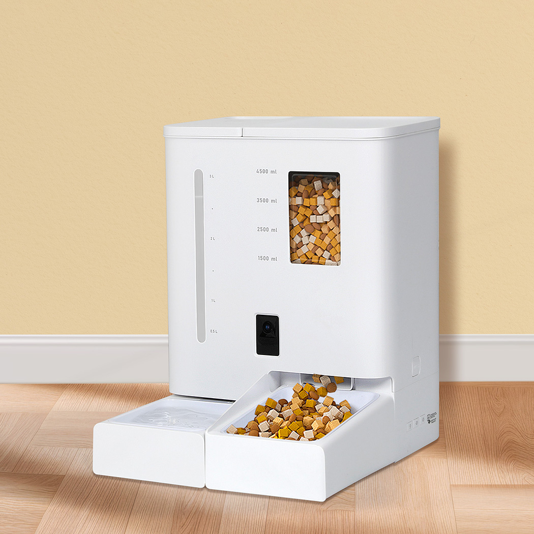 Pawz 2-in-1 Automatic Pet Cat Dog Feeder Water Set - Image 8