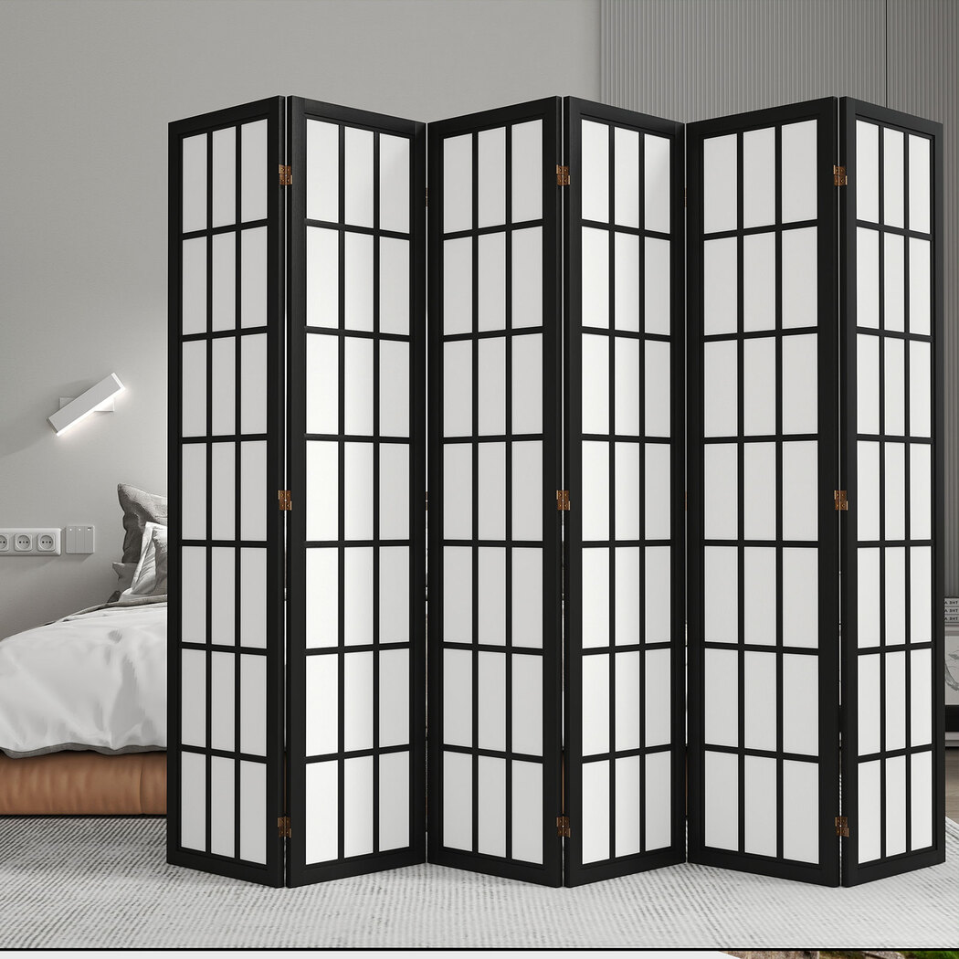Levede 6 Panel Room Divider 170cm Freestanding Screen - Image 7