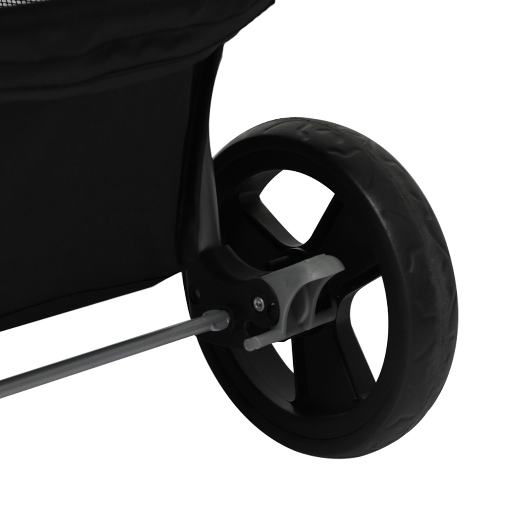 PaWz Large Pet Stroller Dog Cat Carrier Black - Image 6