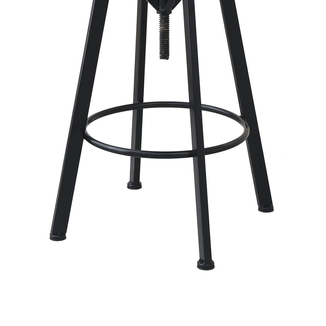 Levede 2x Bar Stool Industrial Adjustable - Image 6